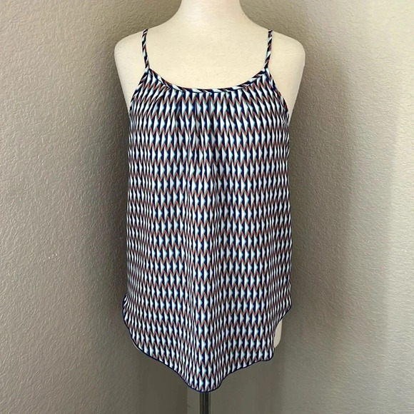 RENEE C geometric patterned tank top - Picture 1 of 9
